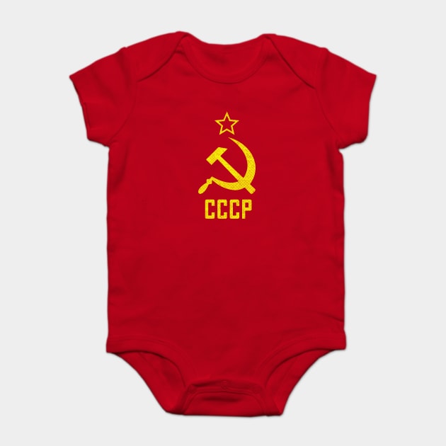 CCCP T-Shirt Baby Bodysuit by dumbshirts